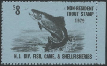 Picture of 1979 New Jersey Fishing Stamp