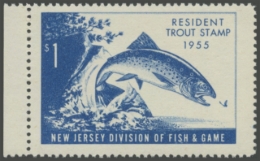 Picture of 1955 New Jersey Fishing Stamp
