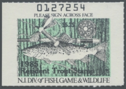 Picture of 1985 New Jersey Fishing Stamp