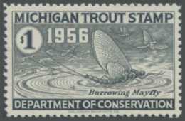 Picture of 1956 Michigan Fishing Stamp