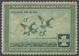 Picture of RW4 1937 Duck Stamp 