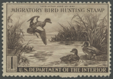 Picture of RW9 1942 Duck Stamp 
