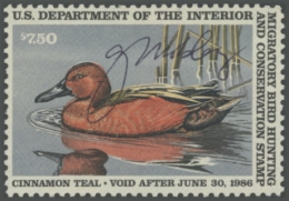 Picture of RW52 1985 Duck Stamp. Artist Signed 