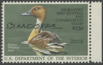 Picture of RW53 1986 Duck Stamp Artist Signed 