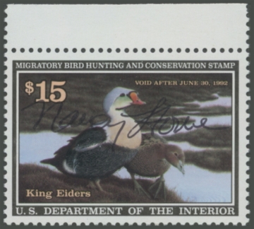Picture of RW58 1991 Duck Stamp Artist Signed