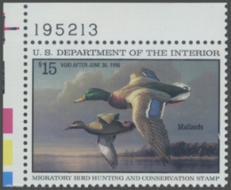 Picture of RW62 1995 Duck Stamp 