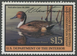 Picture of RW68 2001 Duck Stamp Artist Signed 
