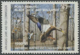 Picture of 1990 Arkansas Duck Stamp Hunter Type