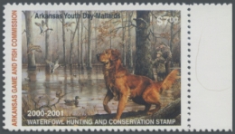 Picture of 2000 Arkansas Duck Stamp. Hunter Type