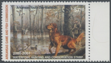 Picture of 2000 Arkansas Duck Stamp. Hunter Type
