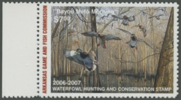 Picture of 2005 Arkansas Duck Stamp. Hunter Time