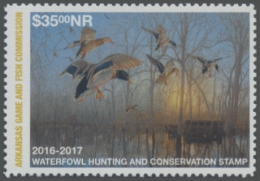Picture of 2016 Arkansas Duck Stamp NR Hunter Type